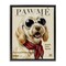 Stupell Industries Pawme Dog Fashion Magazine Floating Frame, design by A Barefoot Stylist